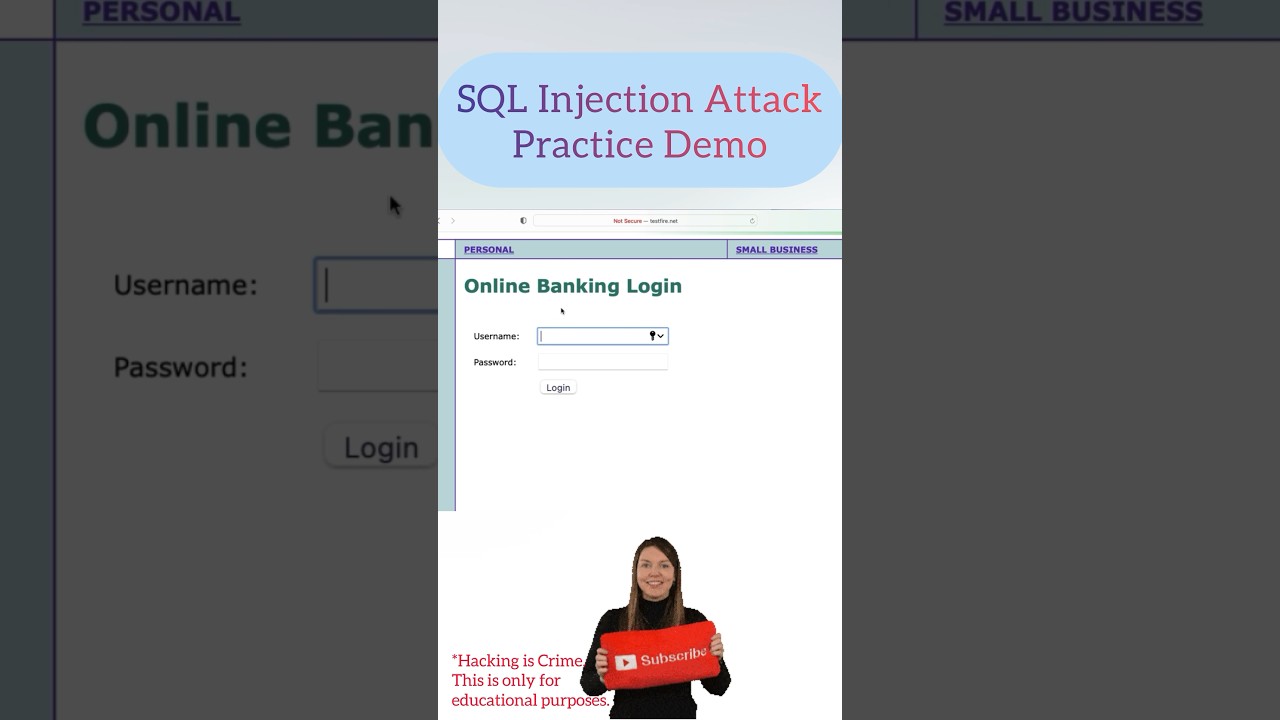 SQL Injection Demo | Cybersecurity 🚨