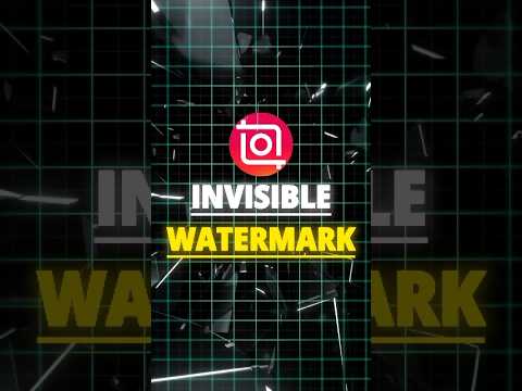 Inshot | Invisible Watermark Tutorial 🍃 #shorts #tutorial #inshot