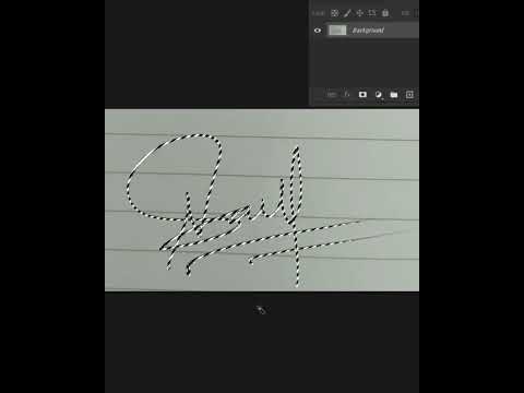 Digital Signature - Short Photoshop tutorial