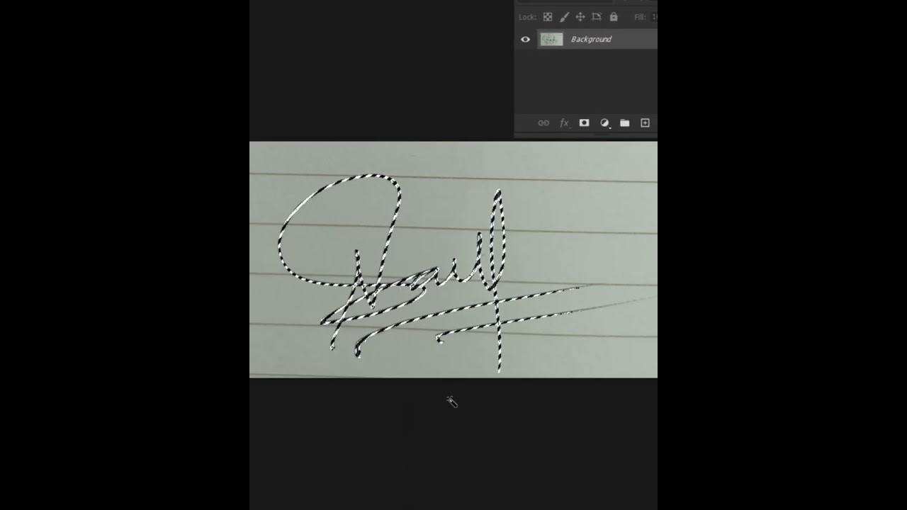 Digital Signature - Short Photoshop tutorial