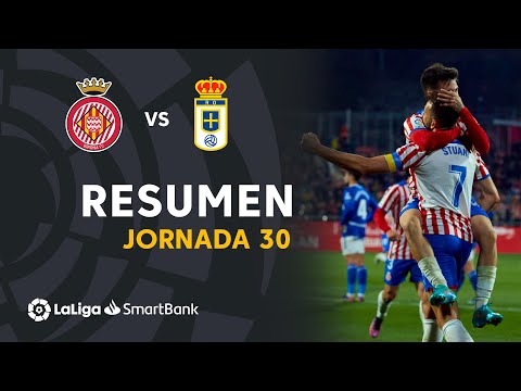 Resumen de Girona FC vs Real Oviedo (2-1)