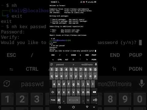 If you forget NetHunter Kex Password