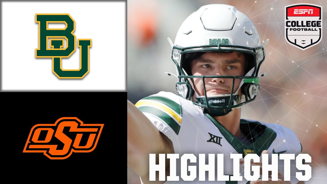 Baylor Bears Beat Oklahoma State 45-27 | Highlights