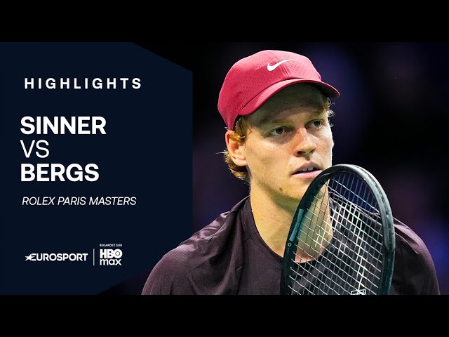 Jannik Sinner Dominates Zizou Bergs to Advance at Rolex Paris Masters 🎾