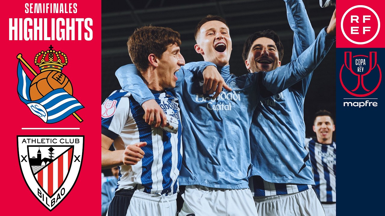Real Sociedad vence a Athletic en la semifinal 🏆