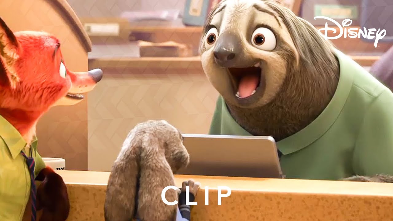 Flash the Sloth's Joke in Zootropolis | Disney UK