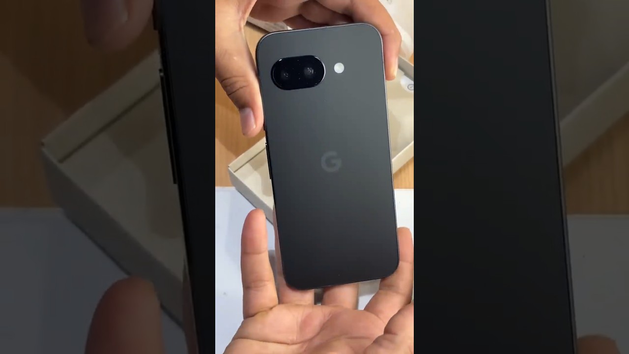 Google Pixel 9a Obsidian Black Unboxing 🔥