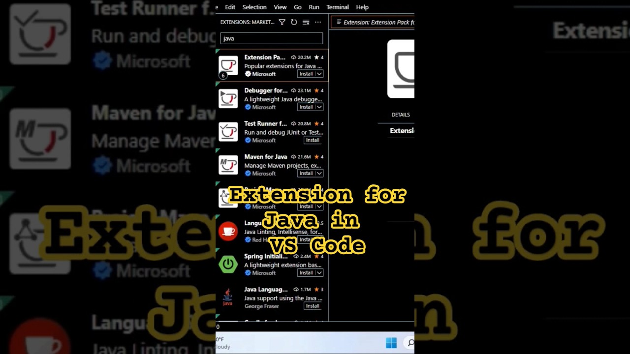 Boost Your Java Development in VS Code ๐ | Easy Setup & Tips