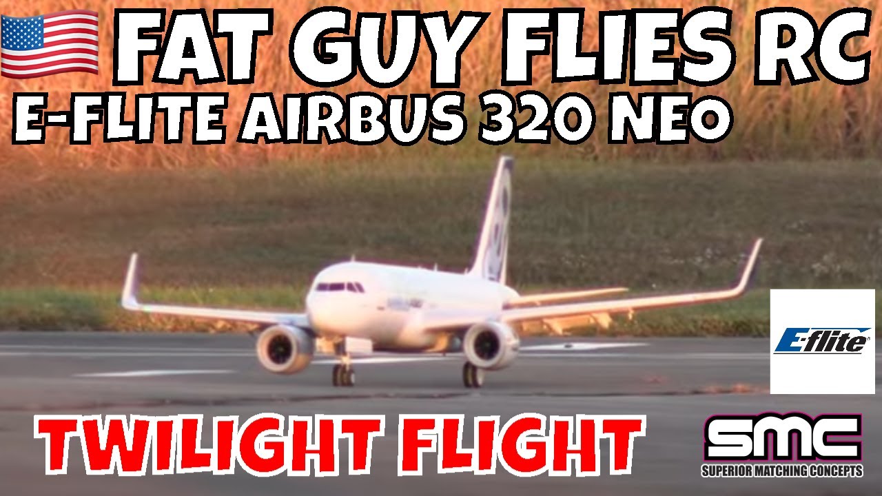 E-FLITE Airbus A320 Neo Twilight Flight ✈️