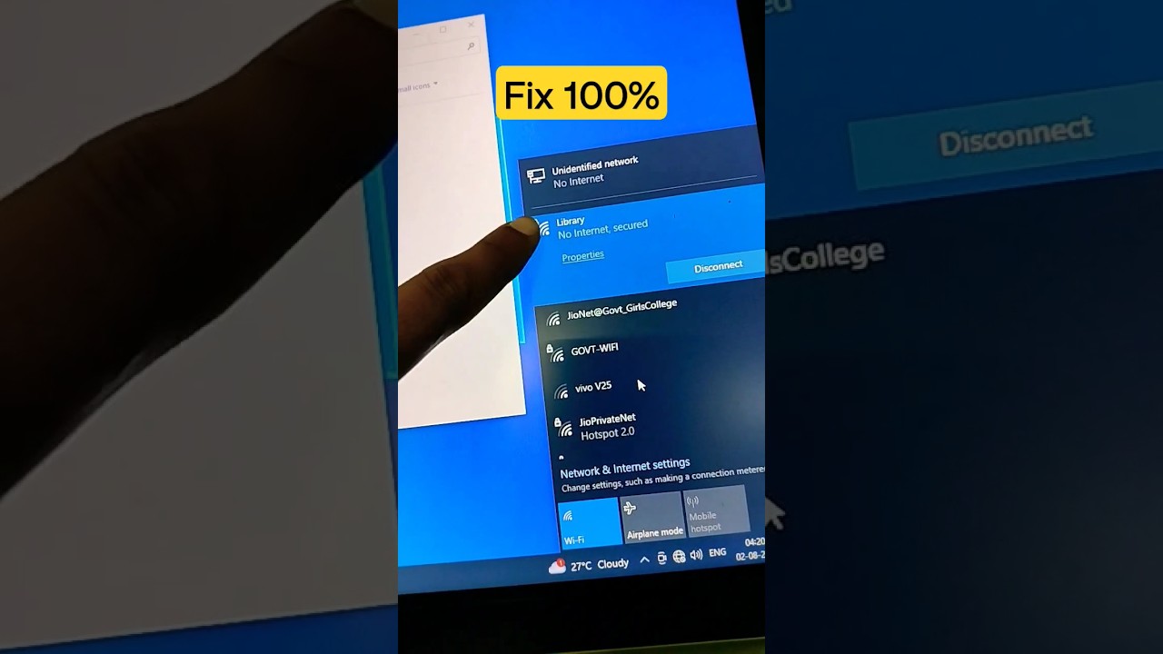 Reset Ethernet Connection on Windows ⚡
