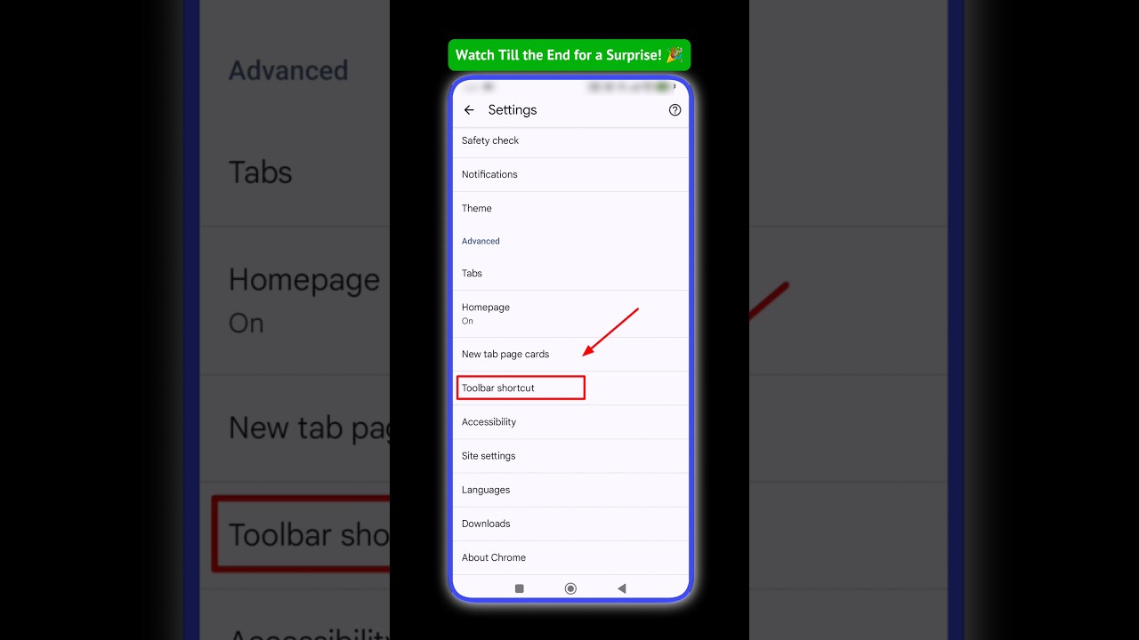 Unique Chrome Home Screen Shortcut Trick 😱