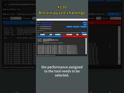 Demo of the possibility of cracking #130 Bitcoin private keys #btc #hacker