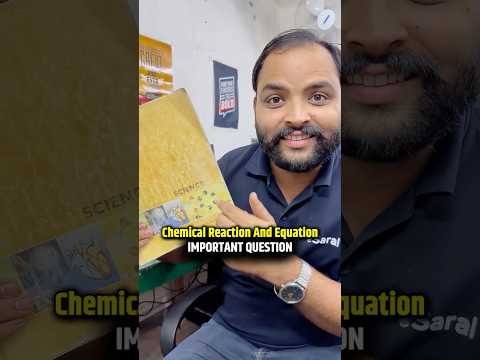 Class 10 Science Chemical Reaction & Equation Guaranteed Qs in Board Exam 2025-26 #shorts #class10