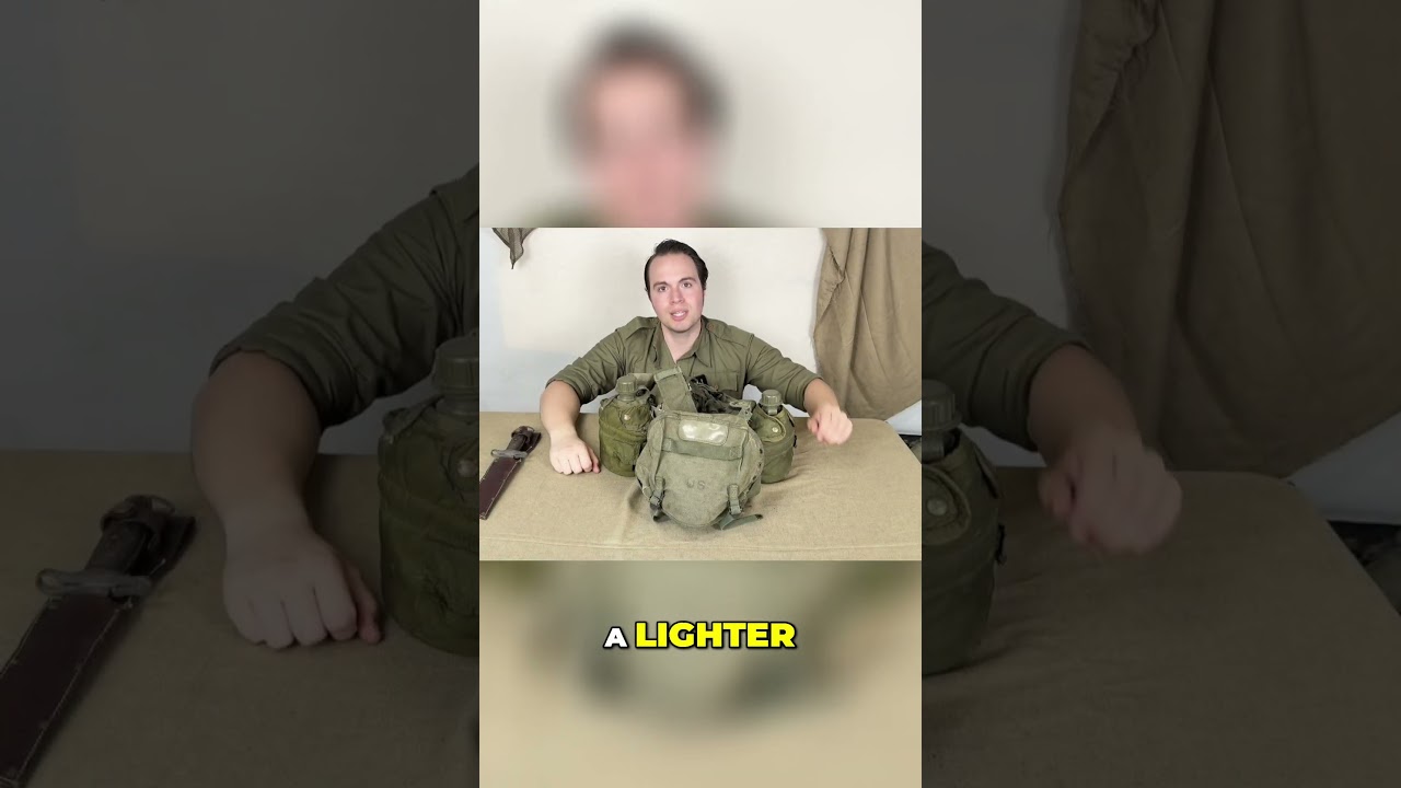 Vietnam-era M61 Butt Pack: Compact Military Gear π»π³