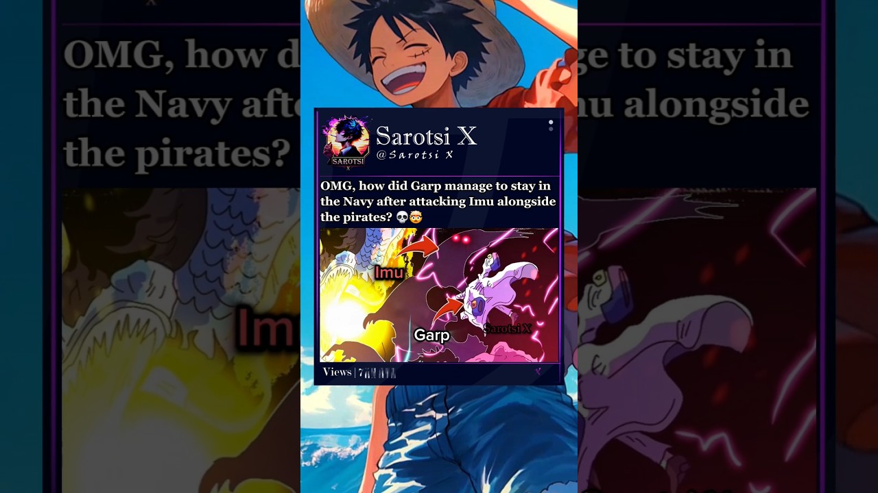 Garp Delivers a Powerful Punch to Imu in One Piece! 💥