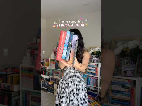 filming every time i finish a book!! 🌷🎞️📖 so many great reads! #booktube #romancereader #bookrecs