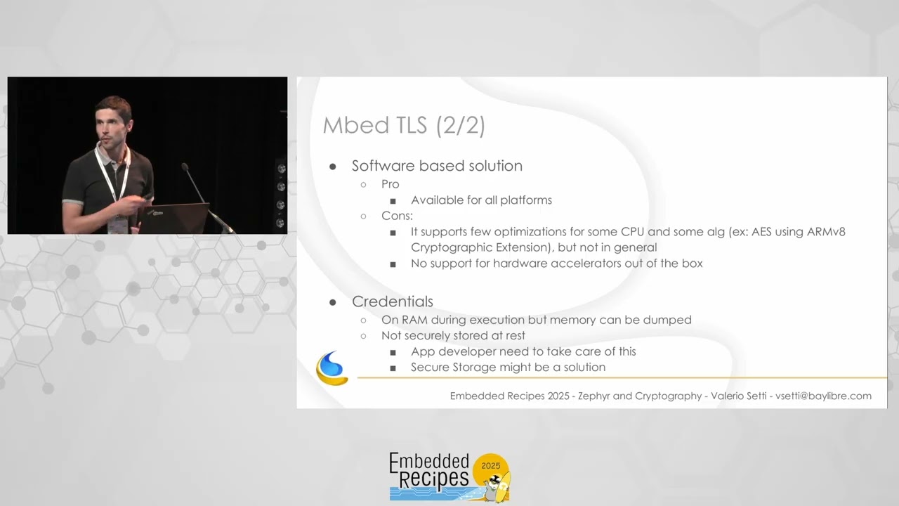 Discover Zephyr RTOS and Its Cryptography Capabilities with Valerio Setti from Baylibre 🔒