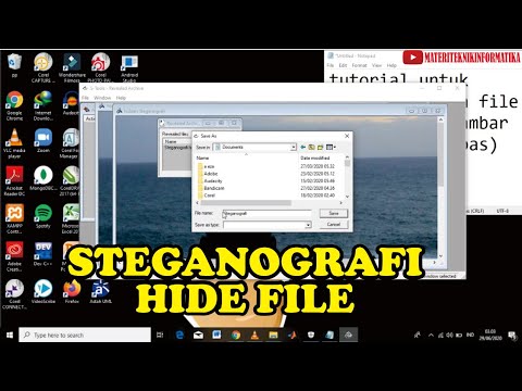 Cara Menyembunyikan File ( Steganografi )