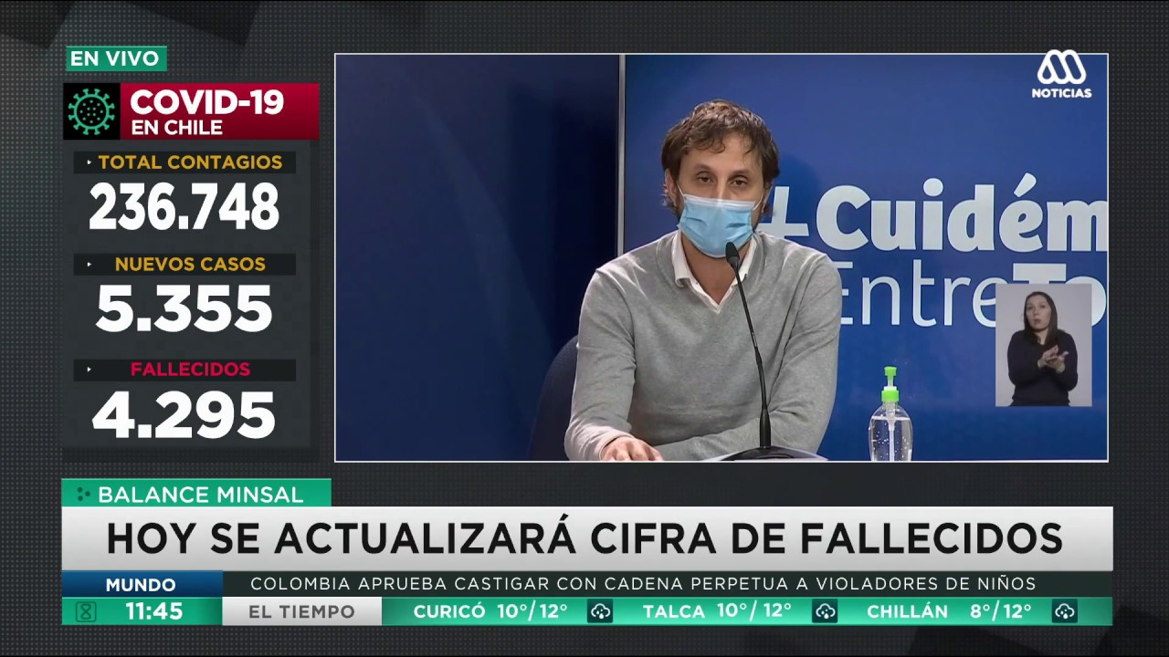 Chile Reporta 3,000 Muertes Sin Confirmar por COVID-19