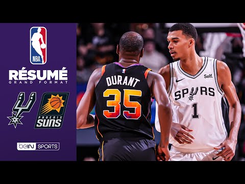 🏀 Résumé NBA VF : WEMBY se mesure à KD dans un choc au suspense insoutenable