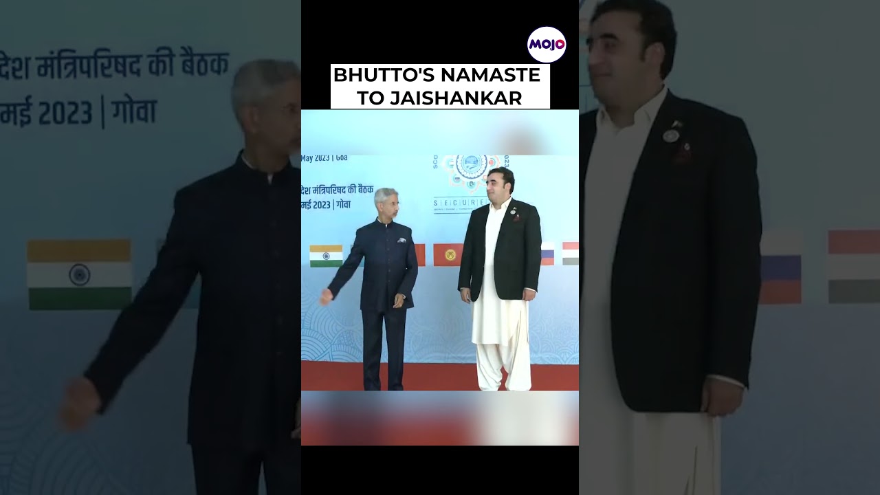 Bilawal Bhutto's Namaste to Jaishankar 🇮🇳