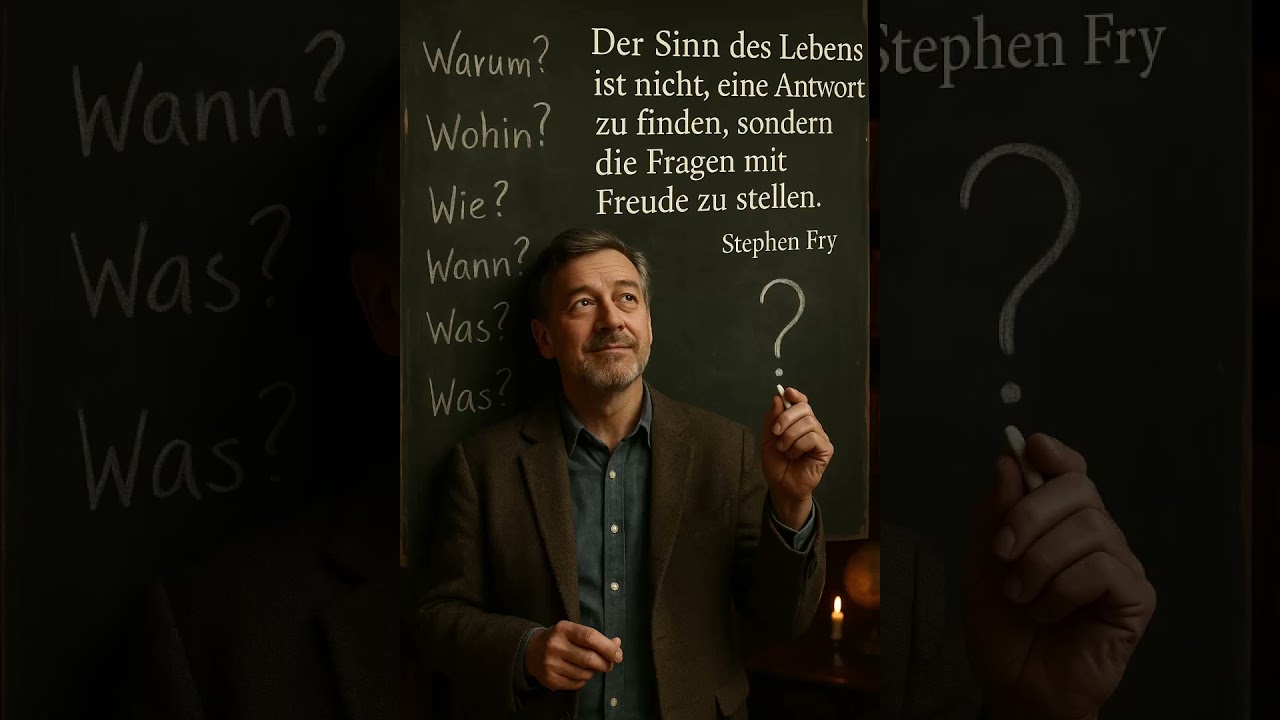 Der Sinn des Lebens: Freude am Fragen 😊