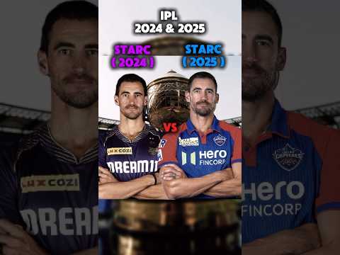 Starc's IPL 2024 vs 2025 Performance 📊
