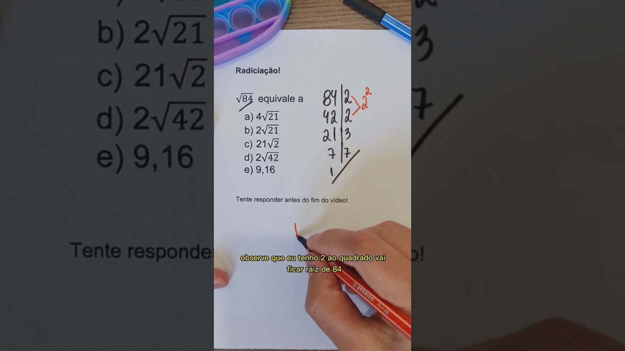 Radiciação em Matemática
