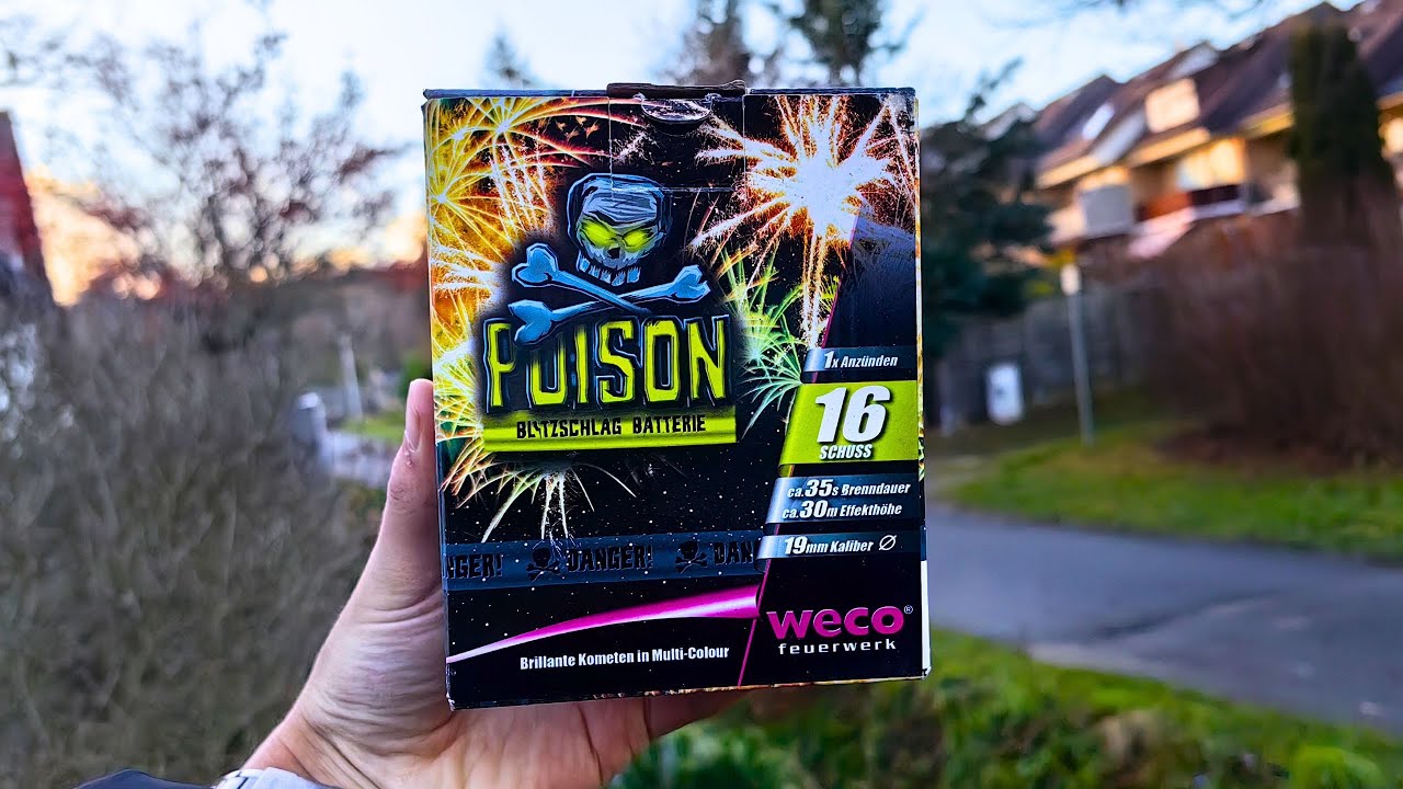 Weco POISON | Aldi Feuerwerk 3,99€