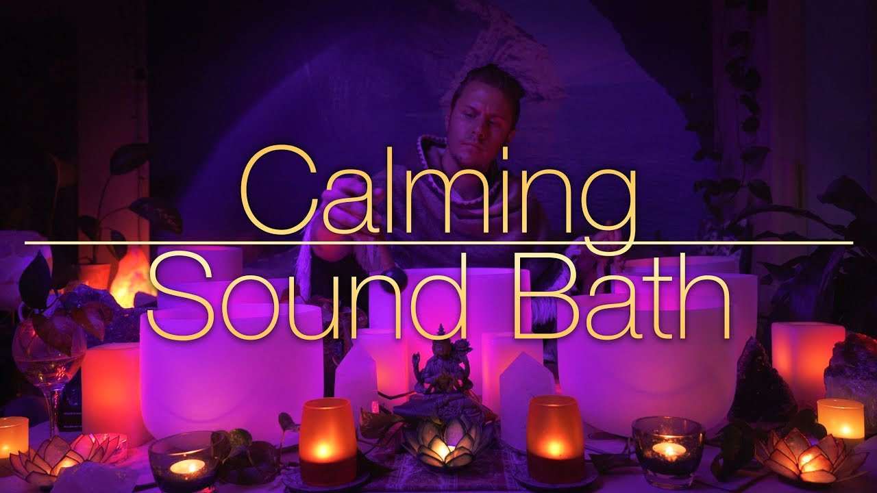 432Hz Calming Crystal Singing Bowls Sound Bath 🎶