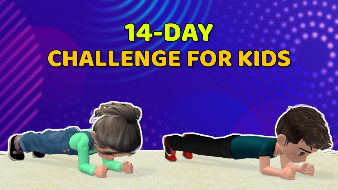 14-Day Kids Fitness Challenge ๐โโ๏ธ