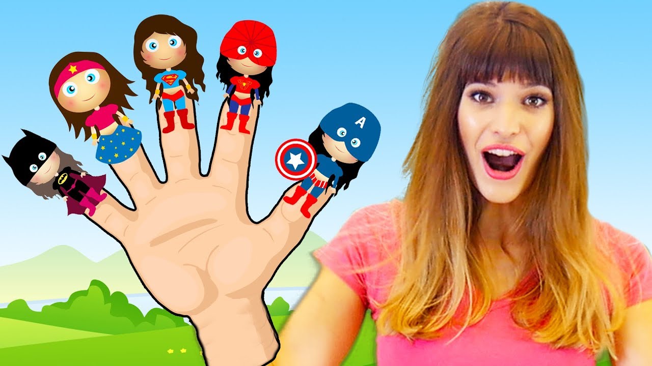 Finger Family Superheroes | Kids Songs & Rhymes 🦸‍♂️