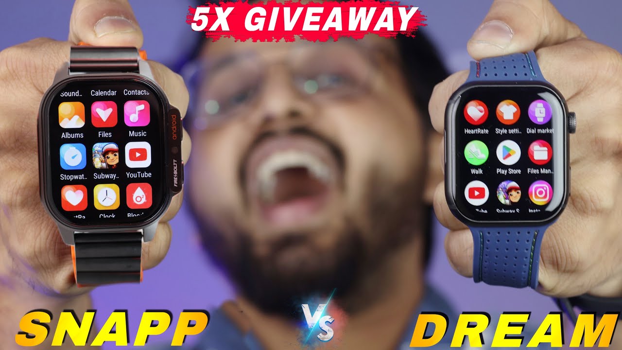 Fire Boltt Snapp vs Dream: Which is Better? Giveaway⚡️