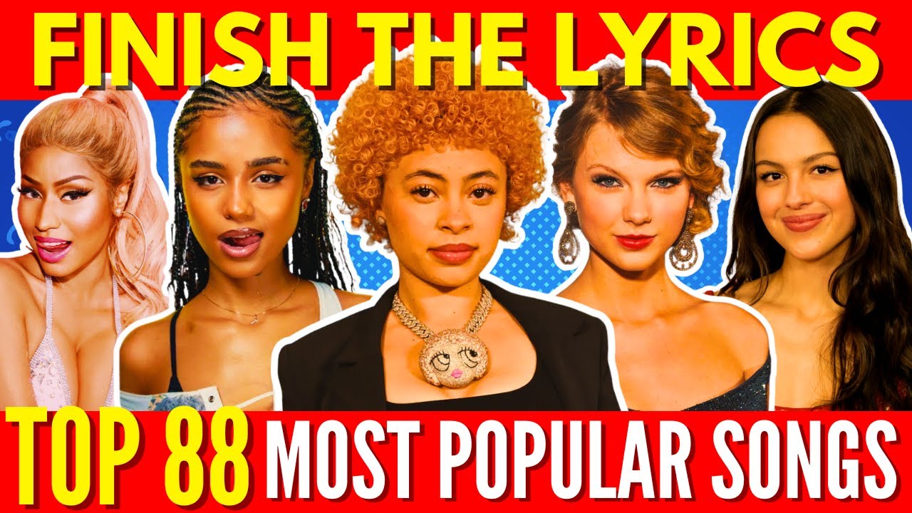 Finish the Lyrics: Top Songs (1990-2025) 🎶