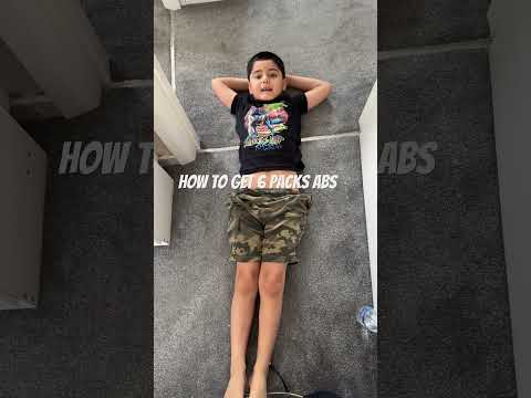 How to get 6 packs abs for children and kids and adults. #6pack #abs #hardwork #work #fitness