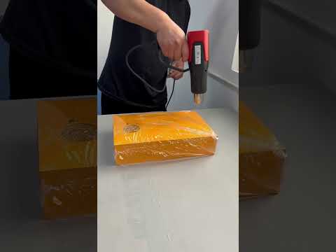 Today we show you how our heat gun for shrink wrapping #heatgun #hotairgun #shrinkwrap #powertools