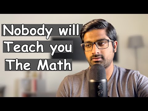 Machine learning and AI is extremely easy if you learn the math: My rant.