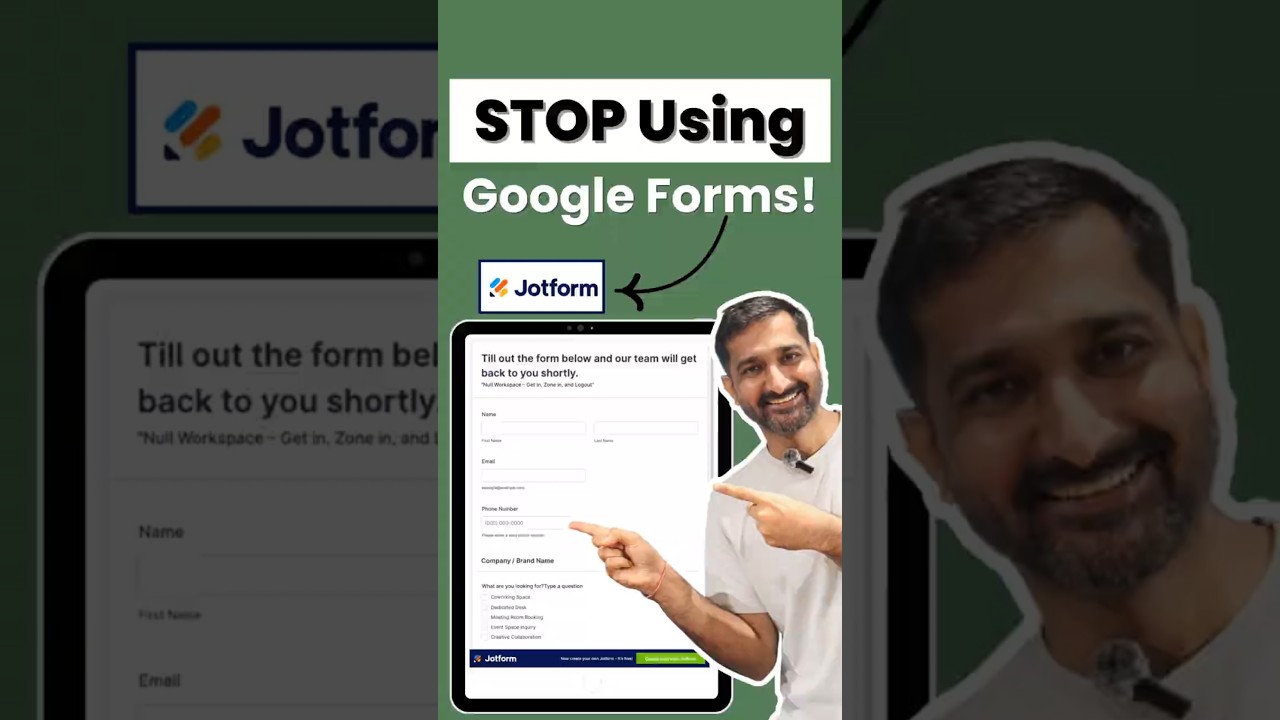 Create Smart, No-Code Forms with JotForm AI 🚀