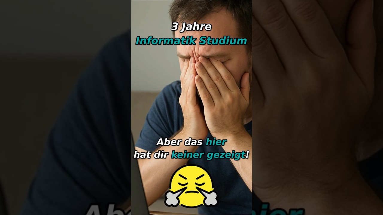 3 Jahre Informatikstudium – Das Wichtigste, was dir niemand erklärt hat! 💡