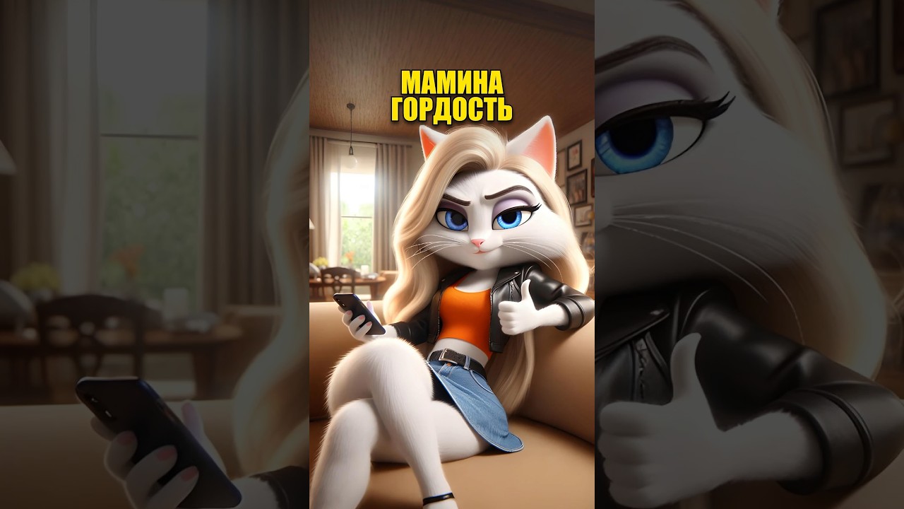 Мамина гордость в AI: коты и юмор 🐱