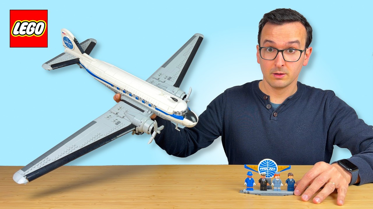 LEGO Douglas DC-3 PAN AM Airliner Review ✈️