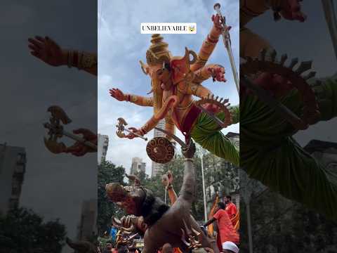 UNBELIEVABLE 😱 BALANCE || PARAL CHA RAJA 2025🌺❤️ #shorts #mumbai #ganpati #ganeshchaturthi #balance
