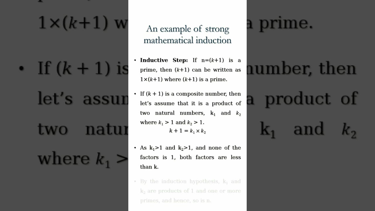 Understanding Strong Mathematical Induction Explained 📚