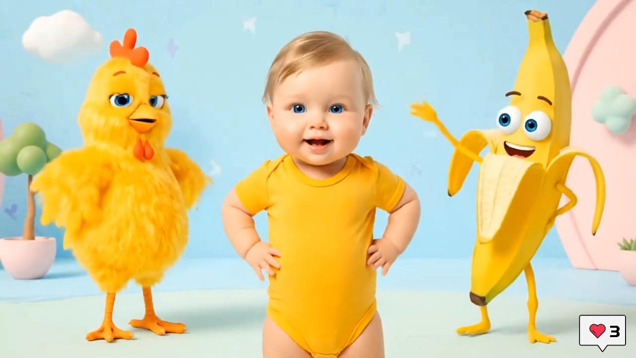 Chicken Banana & Friends Dance πΆ