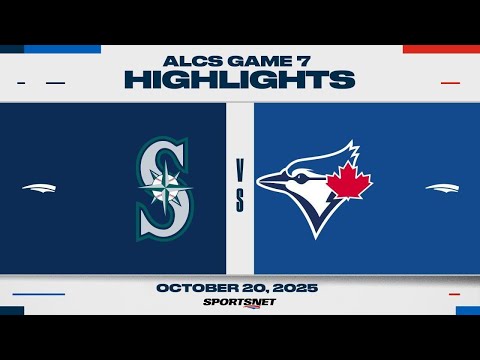 MLB ALCS Game 7 Highlights | Mariners vs. Blue Jays - October 20, 2025