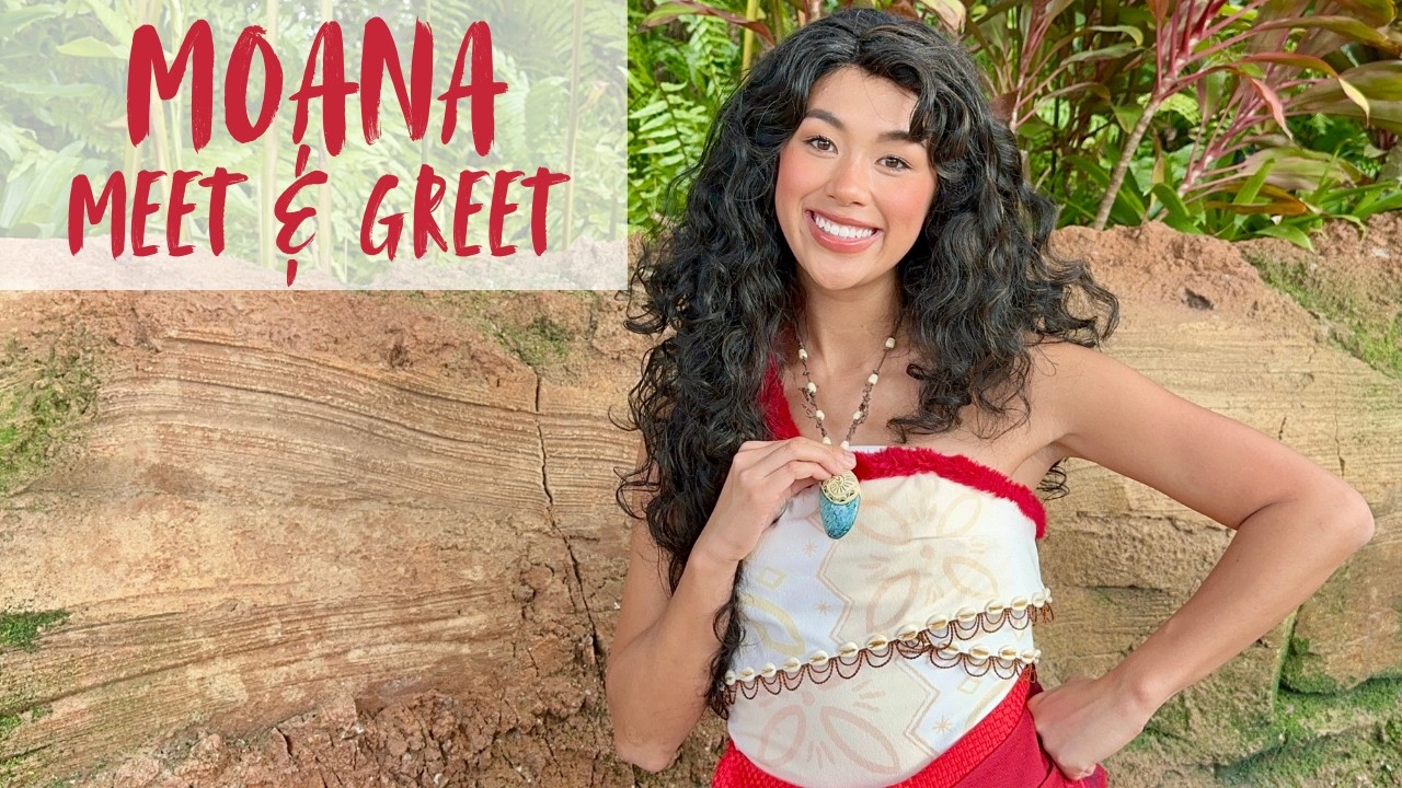 Meet Moana at Epcot 🌊