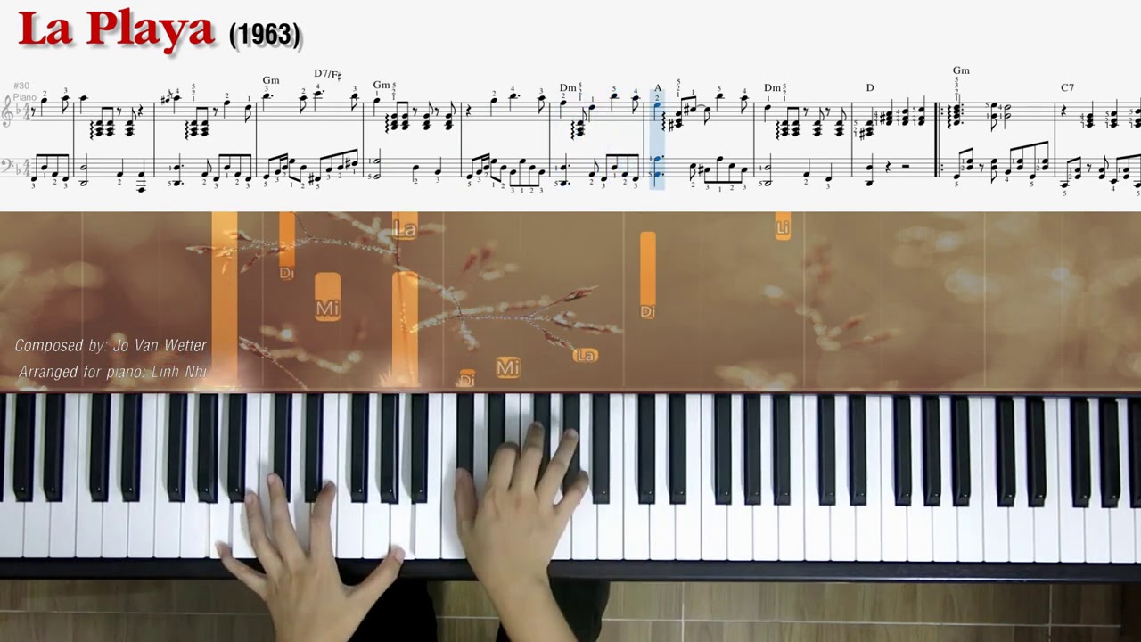 La Playa - Piano Cover by Linh Nhi