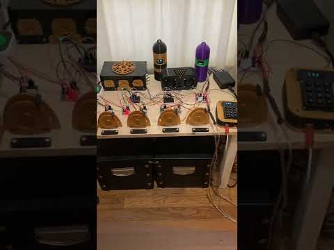 Turing Bombe simulator at a 3 wheel turn.