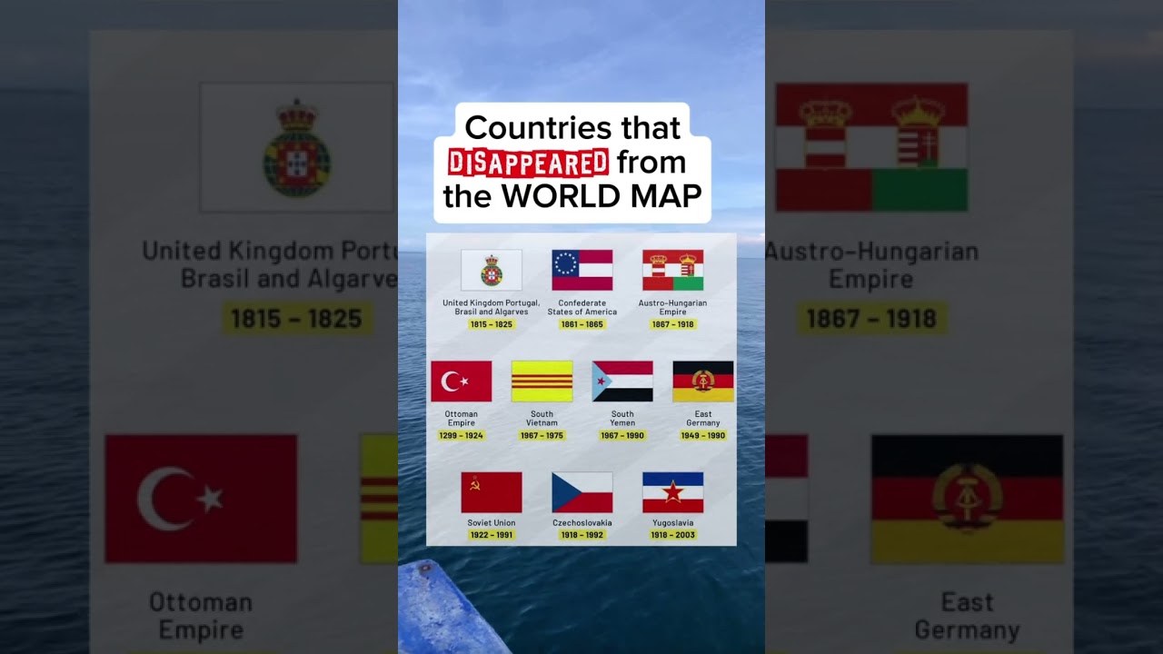 Countries That Vanished from the World Map 🌍