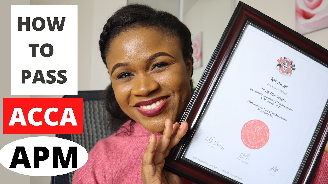 Top Tips to Pass ACCA APM π